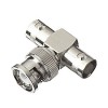 BNC T Connector 1 Male To 2 Female Adapter 50 Ohm