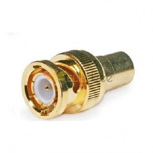 BNC To RCA Connector Gold Plating Waterproof