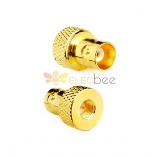 RF coaxial coax adapter SMA male to BNC female goldplated