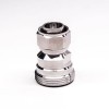 7/16 Female to 4.3/10 Adapter 180 Degree 50OHM Nickel Plated 4.3/10 Male Adapter