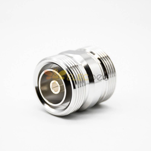 DIN Female Connector DIN7/16 180 -Female To Female Nickel Plating RF Adaptateur