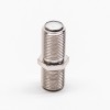F Coax Adapter RF Connector Female to Female Nickel Plated