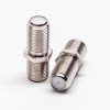 F Coax Adapter RF Connector Female to Female Nickel Plated
