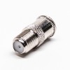 F Connector Male to Female Adapter Coaxial Connector Nickel Plated