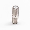 20pcs F Type Adapter Female to Female Coaxial Connector Nickel Plated