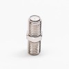 F Type Coaxial Adapter RF Connector Female to Female Nickel Plated