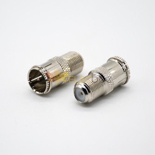 F Type Female Connector F Femelle à F Mâle Straight Coaxial Connector