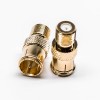 F Type Male to Female Adapter Coaxial Connector Gold Plated