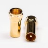 F Type Male to Male Connector Straight Adapter Gold Plated