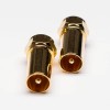 20pcs F Type Male to Male Connector Straight Adapter Gold Plated