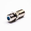 Female to Female Connector F Adapters Straight Solder Type nickel plating