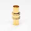 20pcs Coaxial to PAL Adapter Male to Male Gold Plating 180 Degree