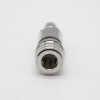 QMA Male Adapter Straight Male To Female Coaxial Connector Nickel Plating
