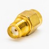 RP-SMA Connector Plug to SMA Female Straight Adapter