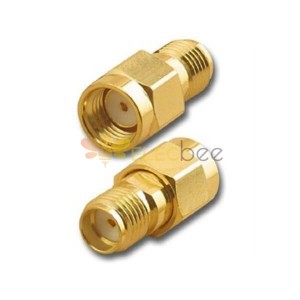 20pcs RP-SMA Connector Plug to SMA Female Straight Adapter