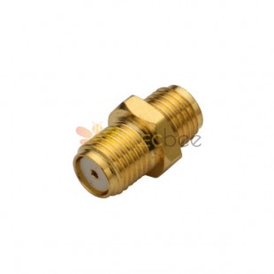20pcs SMA Gold Plated Straight Bulkhead Female to Female Adapter for Panel Mount