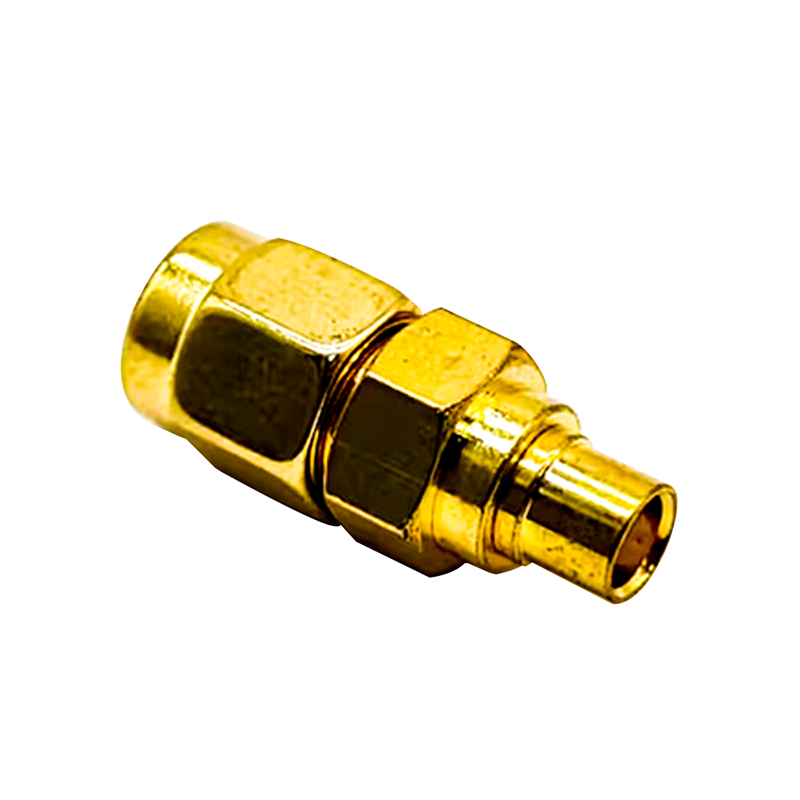 SMA Plug Conector para MCX Feminino Conector Gold Plating