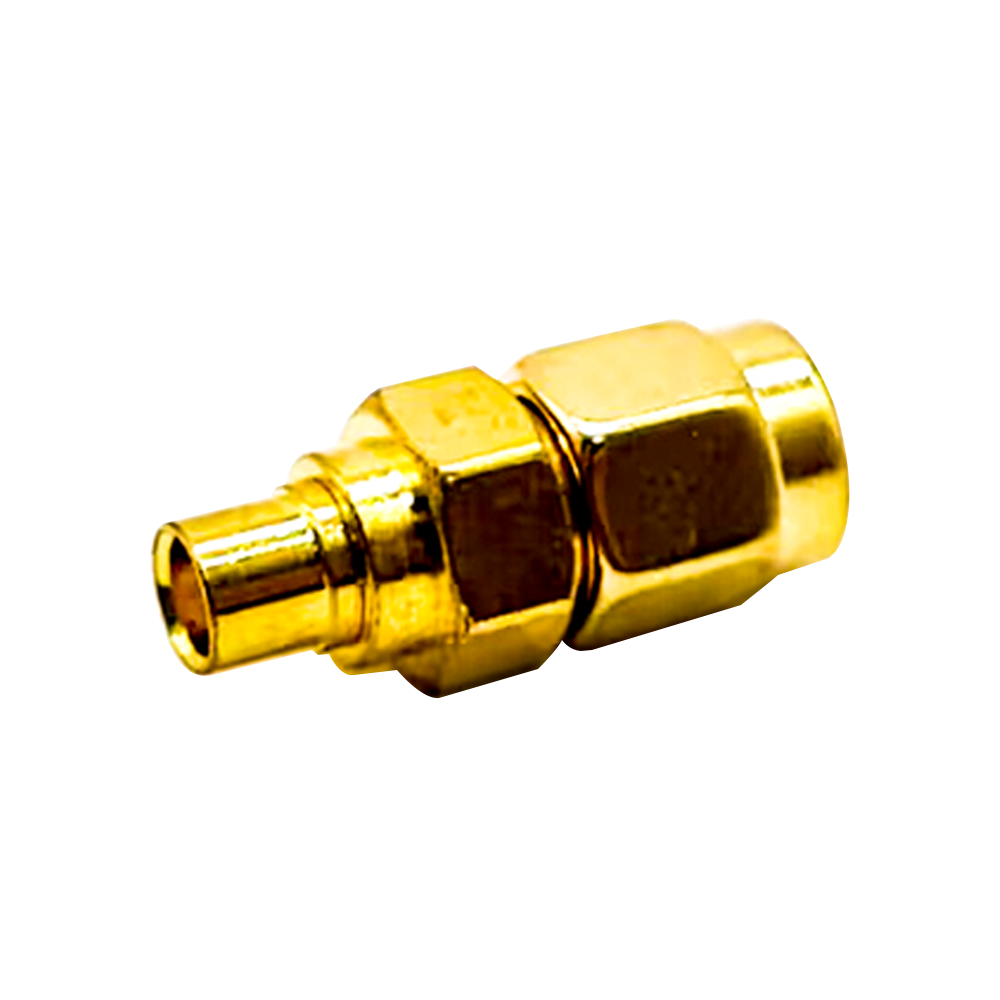 SMA Plug Conector para MCX Feminino Conector Gold Plating