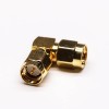 20pcs SMA Right Angle Adapter Male to SMA Male Gold Plating