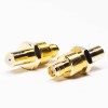 50pcs SMA to QMA Connector Straight Female to Female Gold Plating