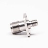 20pcs TNC to SMA Connector Female to Female 180 Degree 4 Hole Flange Stainless Steel