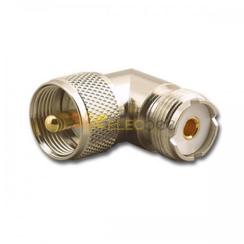 20pcs UHF Female Connector to PL259 Male Right Angle Adaptor