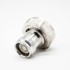DIN Adapters DIN7/16 To 4.3/10 Male To Female 180° Nickel Plating Coaxial Connector