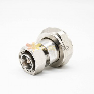 Male To Male Connector DIN7/16 To 4.3/10 180 Degree Nickel Plating RF Adapter