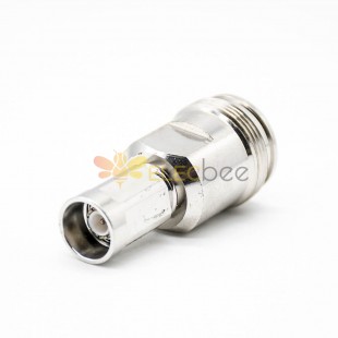 4.3/10 Female To NEX10 Male Adapter Nickel Plated Coaxial Connector Straight