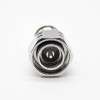 RF Type N Adapter Female to 4.3-10 Male Nickel Plating Straight Coaxial Adapter