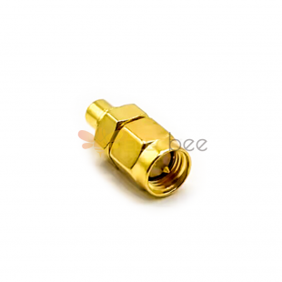 SMA To MCX Adapter Male To Female JK Straight Gold Plating Coaxial Connector