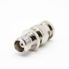 TNC To BNC Adapters Male To Female Straight Nickel Plating Coaxial Connector