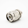 TNC To SMA Adapters 180°Male To Female RF Adapter Nickel Plating Coaxial Connector