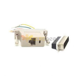 DB25 Male to RJ45 Adapter for Compatible Converter