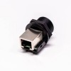 IP67 rj45 Female to Female Connector Front Mount rj45 waterproof Adapter
