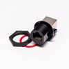 IP67 rj45 Female to Female Connector Front Mount rj45 waterproof Adapter