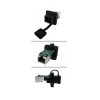 RJ45 Femle to Female Waterproof Rectangular Panel Mount Ethernet Industrial Connector Combo Cap & PCB