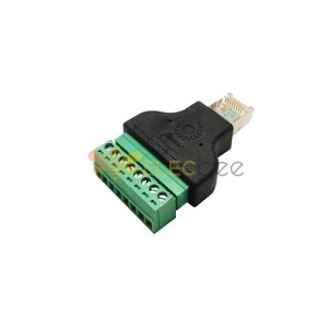RJ45 Male to Screw Terminal Adaptor 8 Pin connector for DVR