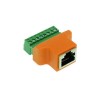 RJ45 to Terminal Block Adaptor Colorful Female to Spring Connector Colorful Color