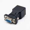 RS232 to RJ45 Adapter Female to Female DB9 Serial Port to LAN CAT5 CAT6 Network Ethernet Cable Connector