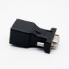 RS232 to RJ45 Adapter Female to Female DB9 Serial Port to LAN CAT5 CAT6 Network Ethernet Cable Connector