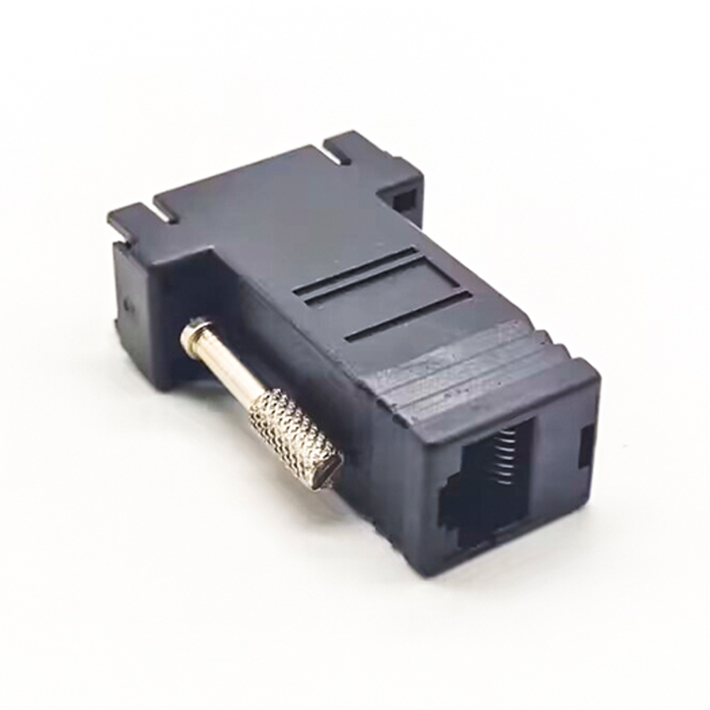 VGA Extender auf RJ45 Adapter Stecker zu weiblich Lan Cat5 Cat5e Ethernet Modular Adapter