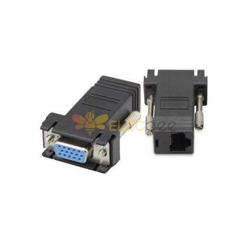 VGA to RJ45 Female to Female Connector Video Extender Computer/Laptop Accessories Desktop PC Parts