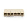 4pcs RJ45 Coupler Female to Female Network LAN Cable Extender Connector Adaptor Adaptateur