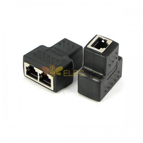 RJ45 Ethernet Splitter,NOBVEQ RJ45 1 Male to 3 x Female LAN Ethernet Splitt