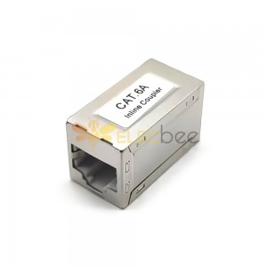RJ45 Coupler Cat6 Shielded Network Keystone Jack to Jack Tool Free Connection FTP In-Line Couplers