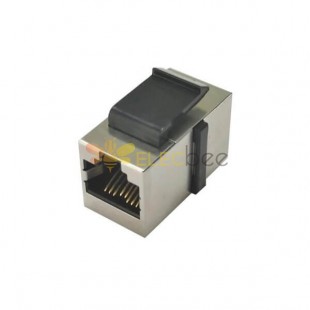 Shielded RJ45 Coupler Cat.5e InlineFemale to Female Adapter For Blank Panel & Faceplate