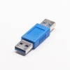 USB 3.0 نوع A ذكر إلى ذكر الأزرق محول مستقيم