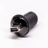 Waterproof IP67 MiniUSB 5pin M12 screw Female to Mini USB IP67 bulkhead Female Adapter