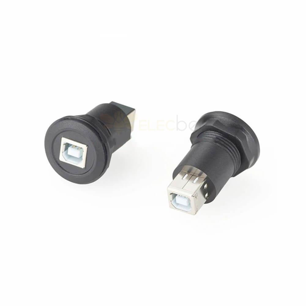 Gerader USB2.0-Typ-B-Buchse-auf-B-Buchse-Adapter für Panelmontage